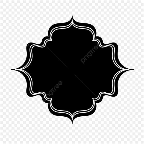 moldura preto png